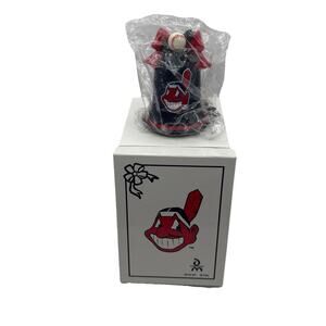 Cleveland Indians Bell Christmas Ornament Danbury Mint-2005